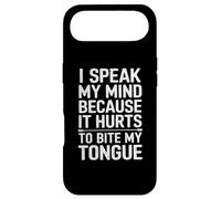 Je dis ce Que Je Pense Parce Que ça Fait Mal de me Mordre la Langue Coque pour iPhone Air