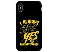 Je dis Toujours Oui aux Sports fantastiques Coque pour iPhone X/XS