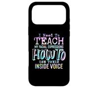 Je Dois Apprendre à Mes Expressions faciales à Utiliser Leur Voix intérieure Coque pour iPhone 17 Pro Max