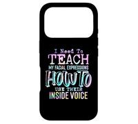 Je Dois Apprendre à Mes Expressions faciales à Utiliser Leur Voix intérieure Coque pour iPhone 17 Pro