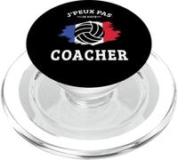 Je Dois coacher Volley Volleyball entraineur Coach Humour PopSockets PopGrip pour MagSafe