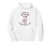 Je Dois dire des Choses bizarres ou Je Vais Mourir avec Une drôle de Grenouille. Democracy Sweat à Capuche