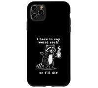 Je Dois dire Une Blague Vintage Bizarre sur Un Raton Laveur rétro des années 90 Coque pour iPhone 11 Pro Max