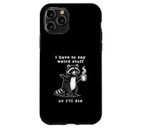 Je Dois dire Une Blague Vintage Bizarre sur Un Raton Laveur rétro des années 90 Coque pour iPhone 11 Pro
