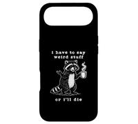 Je Dois dire Une Blague Vintage Bizarre sur Un Raton Laveur rétro des années 90 Coque pour iPhone Air