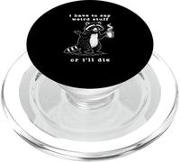 Je Dois dire Une Blague Vintage Bizarre sur Un Raton Laveur rétro des années 90 PopSockets PopGrip pour MagSafe
