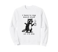 Je Dois dire Une Blague Vintage Bizarre sur Un Raton Laveur rétro des années 90 Sweatshirt