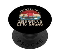 Je dois écouter la comédie musicale Epic Sagas Greek Ulysse PopSockets PopGrip Adhésif