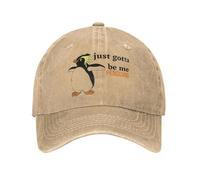 Je Dois Juste être Moi drôle Pingouin Casquette de Baseball décontractée pour Les Adolescents-Unisexes Sports de Plein air Chapeau de Camionneur drôle Casquettes de Baseball en