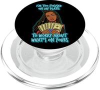 Je Dois me concentrer sur Mon Assiette pour m'inquiéter de ce qu'il y a sur la vôtre PopSockets PopGrip pour MagSafe