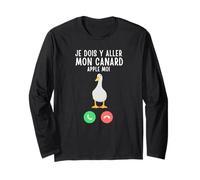 Je Dois y Aller Mon Canard Apple Moi Manche Longue