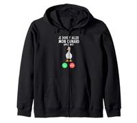 Je Dois y Aller Mon Canard Apple Moi Sweat à Capuche