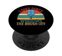 Je Donne Le nettoyant pour vitres Sales Brush Off PopSockets PopGrip Adhésif