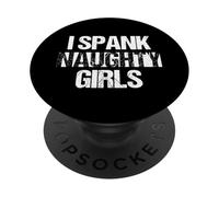 Je donne une fessée à des filles coquines BDSM, bondage, pervers, dominant, maître PopSockets PopGrip Adhésif