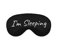 Je dors masque de sommeil avec les yeux bandés drôle réglable super lisse masque pour les yeux doux pour hommes femmes voyage et sieste
