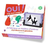 Je Fabrique Un Théâtre D'ombre Et Je Découvre La Géométrie - Contient : 1 Livre D'activités, 1 Carte Explicative, Des Tangrams- 1 Rouleau De Ruban Adhésif, 1 Planche, Des Feuilles De Papier...