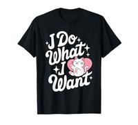Je Fais ce Que Je Veux, Attitude drôle et Mignonne de Chat T-Shirt