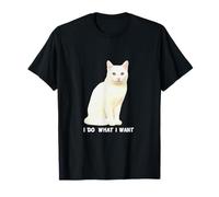 Je Fais ce Que Je Veux Feline Attitude Independent Cat Sassy Pet T-Shirt