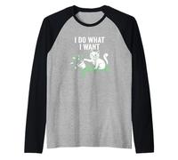 Je Fais ce Que Je Veux Propriétaire d'un Animal félin Manche Raglan