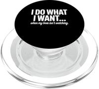 Je Fais ce Que Je Veux Quand Mon Patron ne me Regarde Pas PopSockets PopGrip pour MagSafe