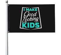 Je Fais De Beaux Enfants Drapeau De Jardin Colorée Drapeaux De Jardin Durable Drapeaux Décoratif Pour Pelouse Intérieure Balcon 90X150Cm