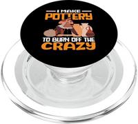 Je Fais de la poterie pour brûler cet Art Fou PopSockets PopGrip pour MagSafe