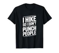 Je Fais de la randonnée pour ne Pas Frapper Les Gens T-Shirt
