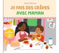 Je fais des crêpes avec Maman: Un livre personnalisé et interactif à lire ensemble, pour partager un moment de cuisine complice et renforcer le lien ... noire cheveux ondulés et son fils métis)