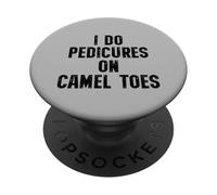 Je Fais des pédicures sur Les Orteils de Chameau PopSockets PopGrip Adhésif