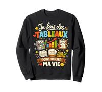 Je Fais des Tableaux pour Oublier ma Vie Sweatshirt