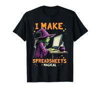 Je Fais des Tableurs Magiques Sorciere Donnees T-Shirt