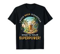 Je Fais disparaître la bière Quel est Ton Super Pouvoir ? Bière drôle T-Shirt