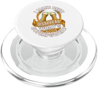 Je Fais disparaître la bière Quelle est ta bière Super puissante PopSockets PopGrip pour MagSafe