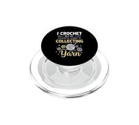 Je Fais du Crochet mais Mon Passe-Temps favori est de Collectionner de la Laine PopSockets PopGrip pour MagSafe