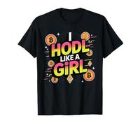 Je Fais du HODL comme Une Fille, Crypto Chic, Bitcoin, Blockchain, Crypto T-Shirt