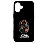 Je Fais du vélo, Je conquiers Le Cyclisme Coque pour iPhone 16
