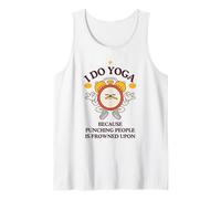 Je Fais du Yoga Parce qu'il Est Mal Vu De Frapper Les Gens Débardeur