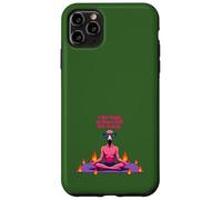 Je fais du yoga pour brûler le fou flamant rose | Funny Yoga Coque pour iPhone 11 Pro Max