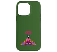 Je fais du yoga pour brûler le fou flamant rose | Funny Yoga Coque pour iPhone 14 Pro Max