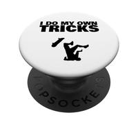 Je Fais Mes Propres astuces en Skateboard PopSockets PopGrip Adhésif