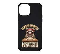 Je Fais Mon Propre Pain et Je ne Fais Pas Confiance au Gouvernement Raccoon G Coque pour iPhone 12 Mini
