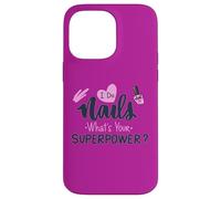 Je fais Nails Art Nail Design Ongles à ongles Designer Coque pour iPhone 14 Pro Max