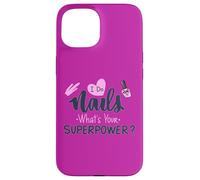 Je fais Nails Art Nail Design Ongles à ongles Designer Coque pour iPhone 15