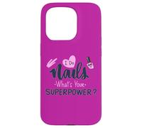 Je fais Nails Art Nail Design Ongles à ongles Designer Coque pour iPhone 15 Pro