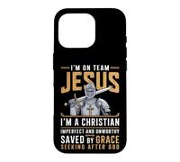 Je Fais Partie de l'équipe Jesus Christ Je suis Knight Christian Believer God Coque pour iPhone 16 Pro