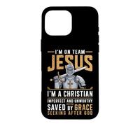Je Fais Partie de l'équipe Jesus Christ Je suis Knight Christian Believer God Coque pour iPhone 16 Pro Max