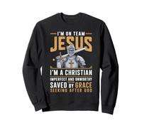 Je Fais Partie de l'équipe Jesus Christ Je suis Knight Christian Believer God Sweatshirt