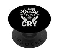 Je fais pleurer Knotty People PopSockets PopGrip Adhésif