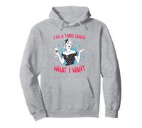 Je Fais Un Truc Qui s'appelle What I Want Vintage Retro Girls Sweat à Capuche