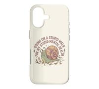 Je Fais Une Promenade Stupide pour Mon Stupide Cerveau et santé mentale Snail 3 Coque pour iPhone 17